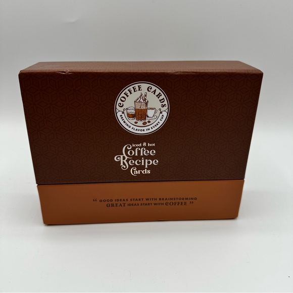 Coffee Recipe Cards Box - Picture 2 of 6